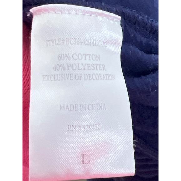 Kut from the Kloth KUT/SO Navy Blue Cozy Fleece Boyfriend Fit Sweatpants L Loung - Picture 7 of 9